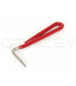 Hoof Pick Red Pvc Grip